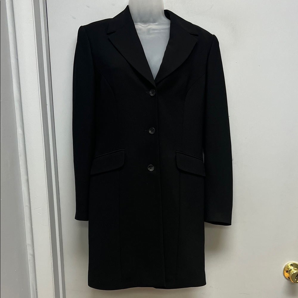 ✨ Caslon Black Longline Blazer Coat | Tailored Minimalist Classic Jacket ✨